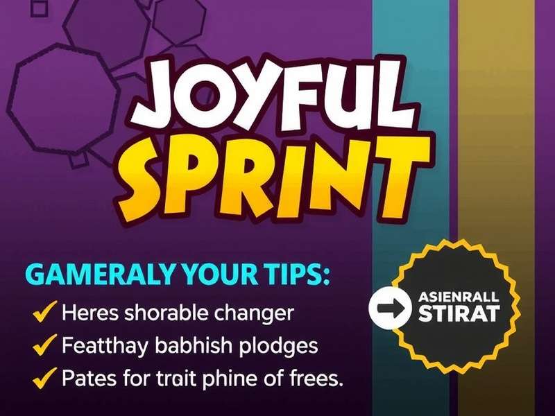 Joyful Sprint expert strategies Joyful Sprint gameplay tips infographic